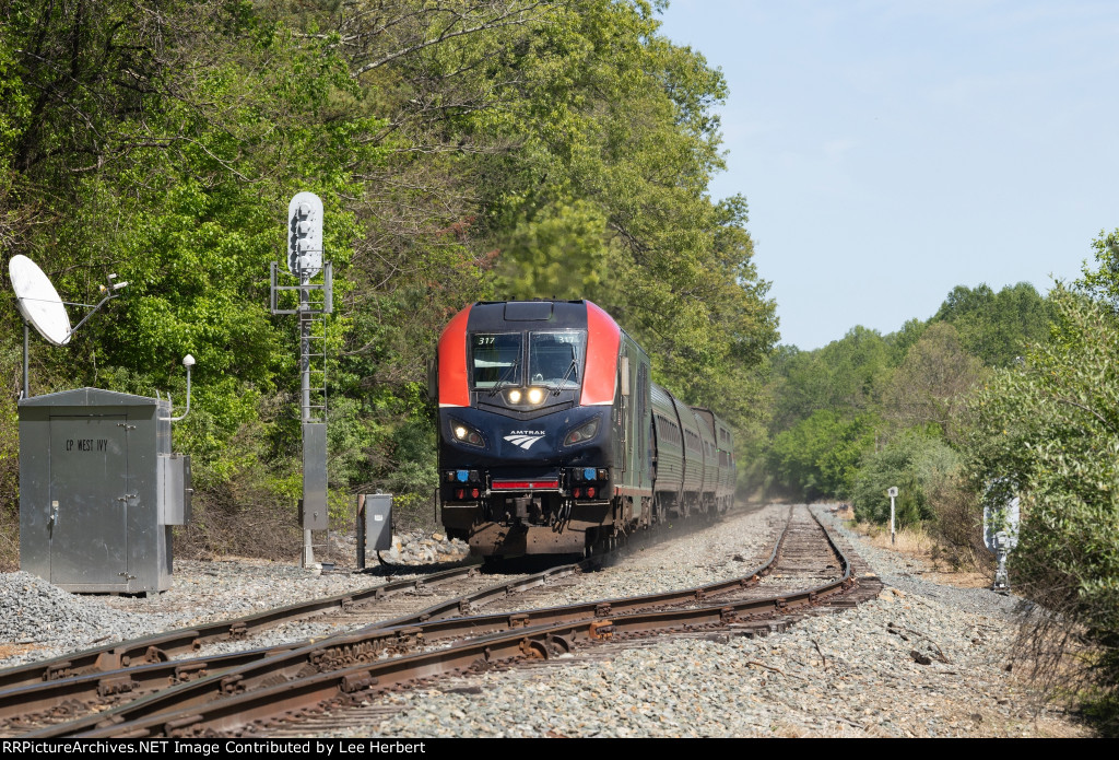 AMTK 317 on the Cardinal